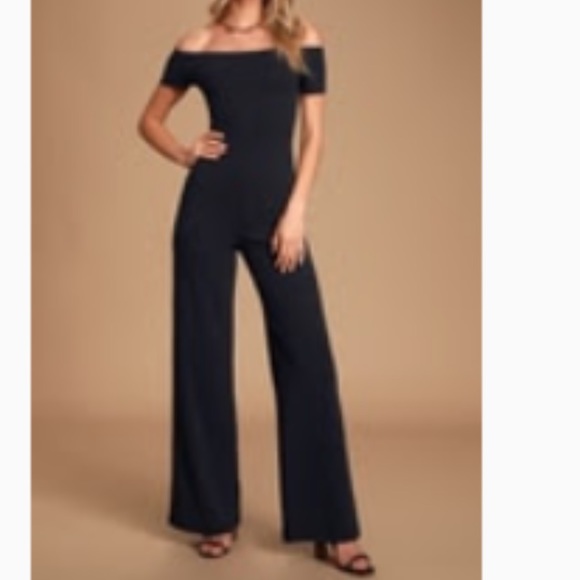 NWT small Lulus black jumpsuit - Picture 1 of 3